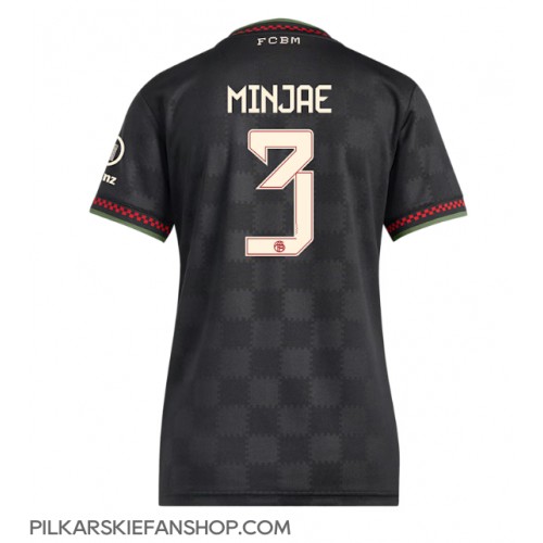 Koszulka piłkarska Bayern Munich Kim Min-jae #3 Strój Trzeci dla kobiety 2025-26 tanio Krótki Rękaw Koszulka piłkarska Bayern Munich Kim Min-jae #3 Strój Trzeci dla kobiety 2025-26 tanio Krótki Rękaw